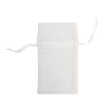 white organza drawstring bag 27214-bx